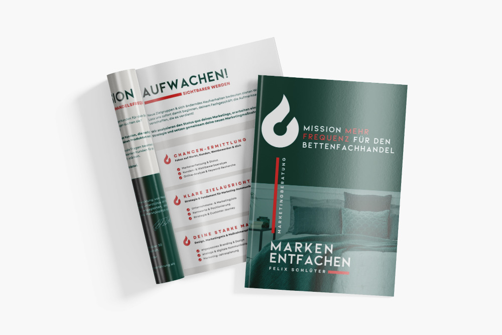Marken Entfachen Broschüre Bettenfachhandel
